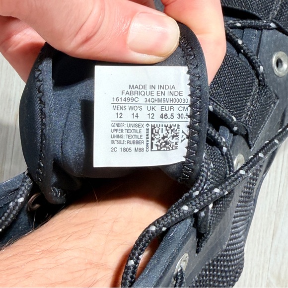 Converse Black High-Top Sneakers - Picture 3 of 14